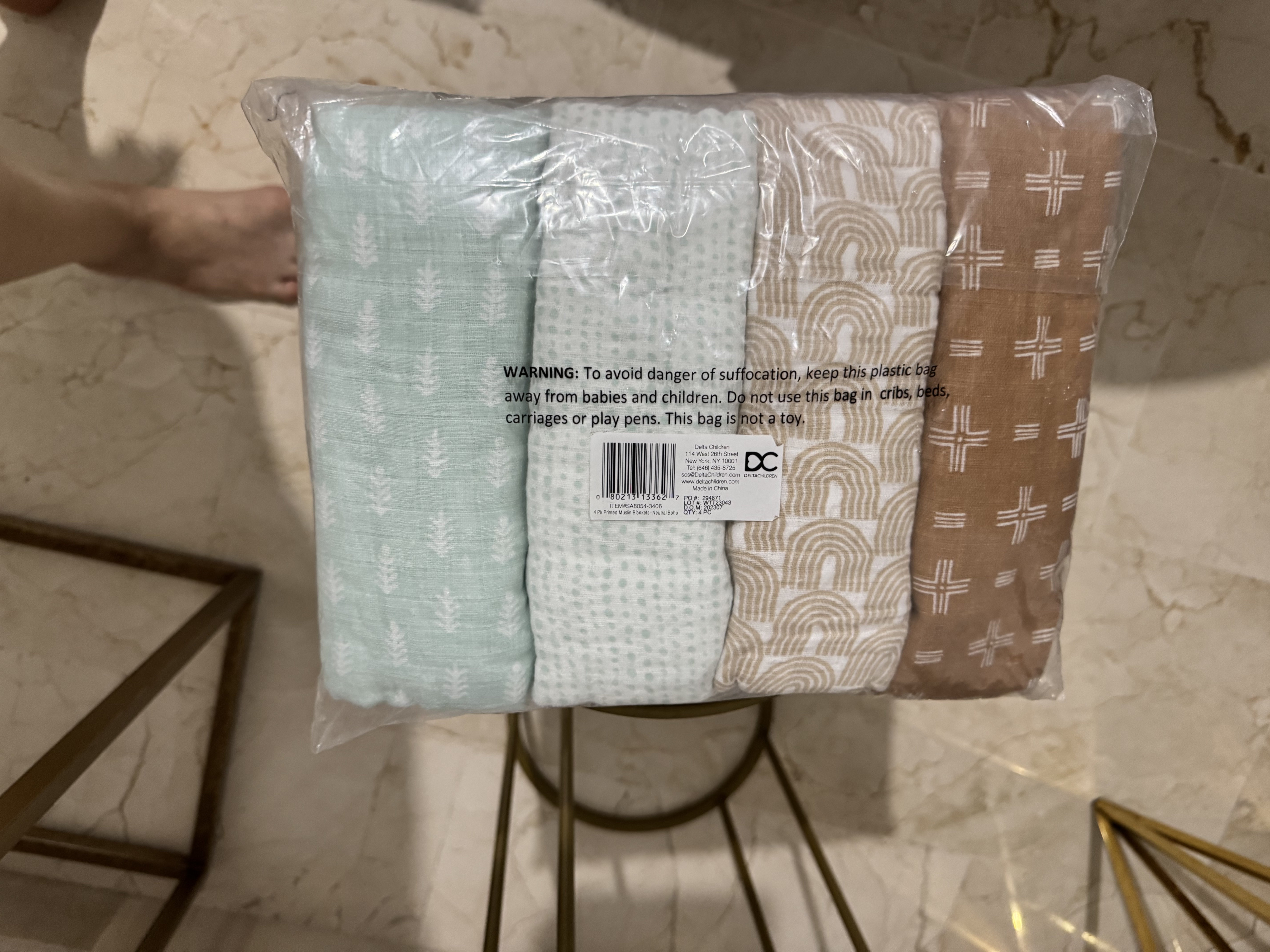 accesorios - paños grandes de bebé de algodón 0
