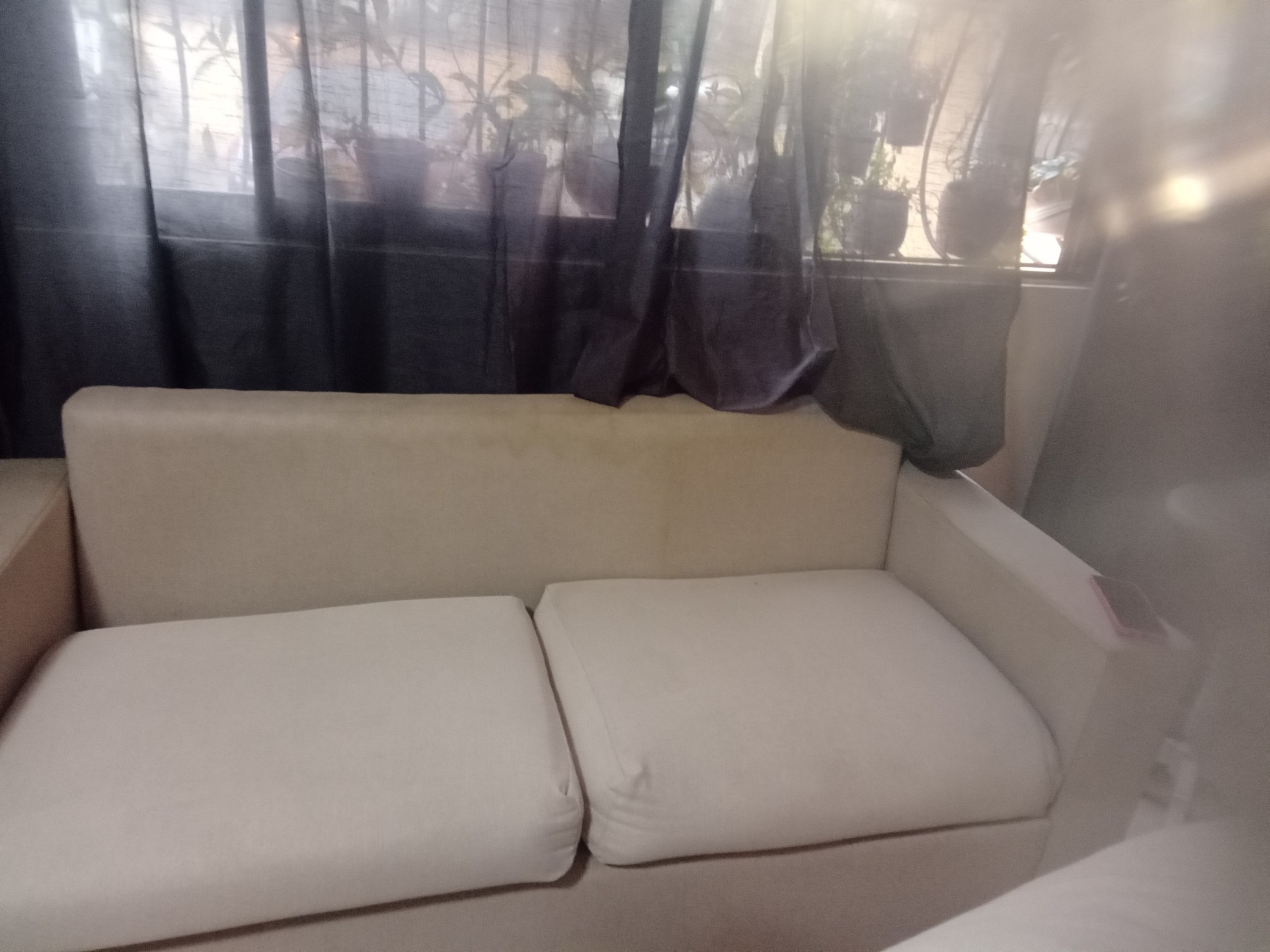 muebles y colchones - Mueble de tres plazas gris 5