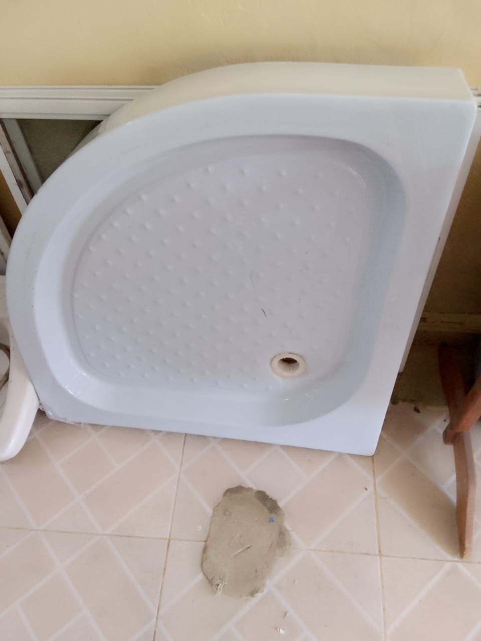 decoración y accesorios - Plato de ducha blanco