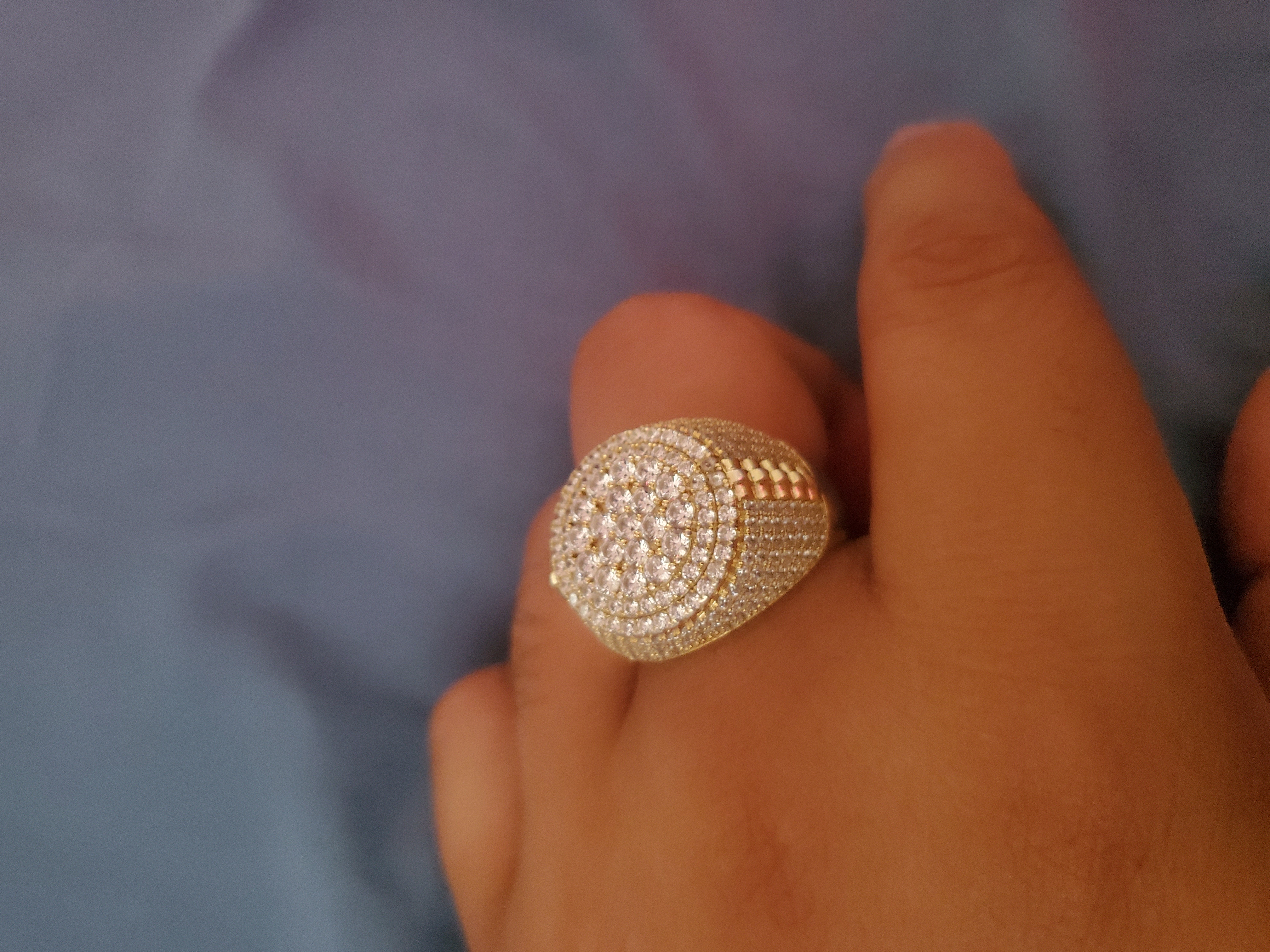 joyas, relojes y accesorios - Vendo anillo con baño de oro 14 no se pone negro  3
