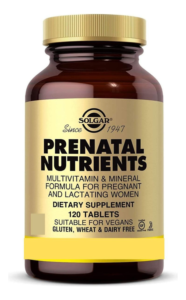 Salud y Equipamiento Médico - Solgar Prenatal Nutrients - 120 Ta 0