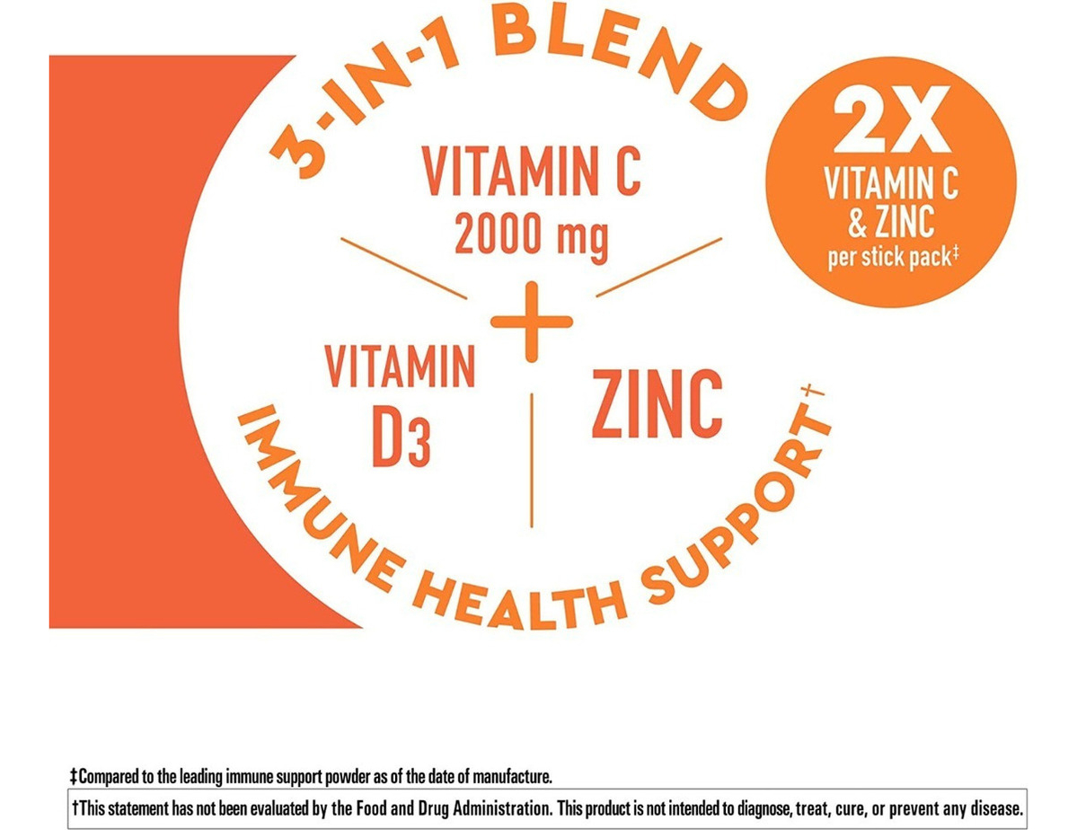 Salud y Equipamiento Médico - Vitamina C D3 Y Zinc Para El Sistema Inmune 30 Sobres 2
