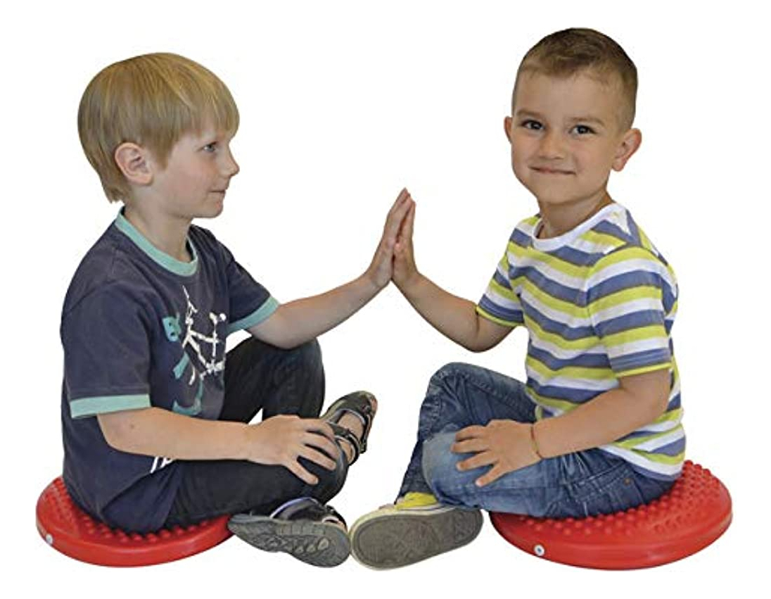 Salud y Equipamiento Médico - Gymnic Disc O Sit Jr Cojin Inflable Para Asiento Rojo 4