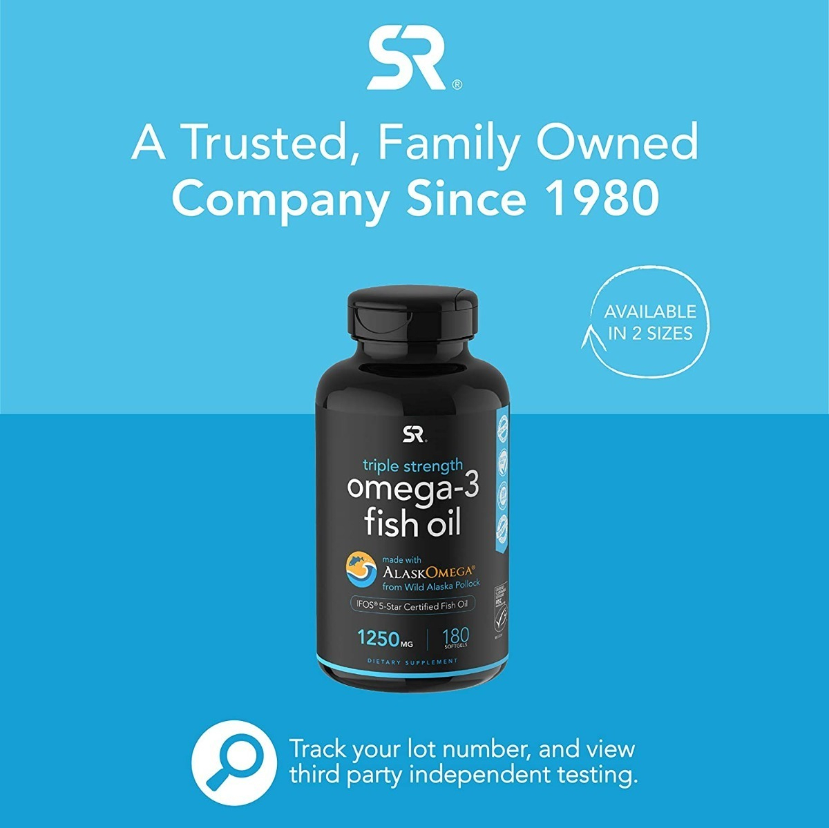 Salud y Equipamiento Médico - Omega-3 Aceite De Pescado Salvaje De Alaska 1250 Mg 90 Cap 6
