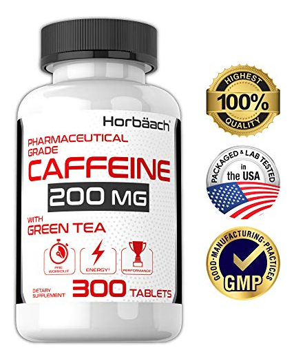 Salud y Equipamiento Médico - Cafeina 220mg Con Te Verde 300cap Horbaach 4