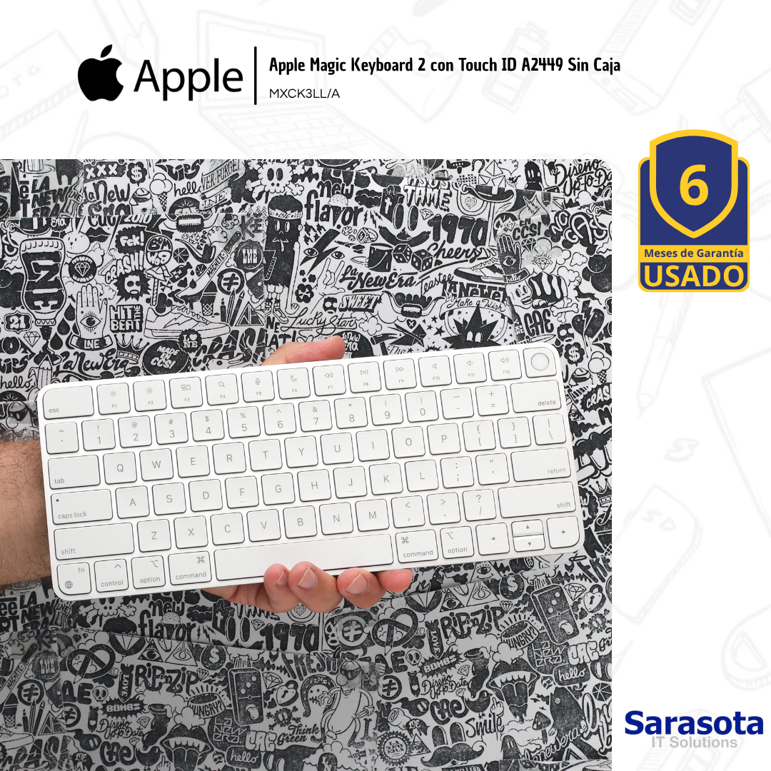 accesorios para electronica - Apple Magic Keyboard 2 con Touch ID A2449 Sin Caja 1