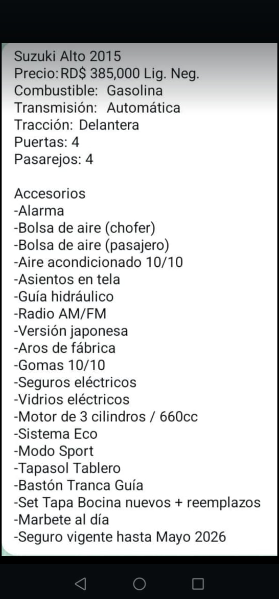 otros vehiculos - llévate este hermoso compacto económico  9