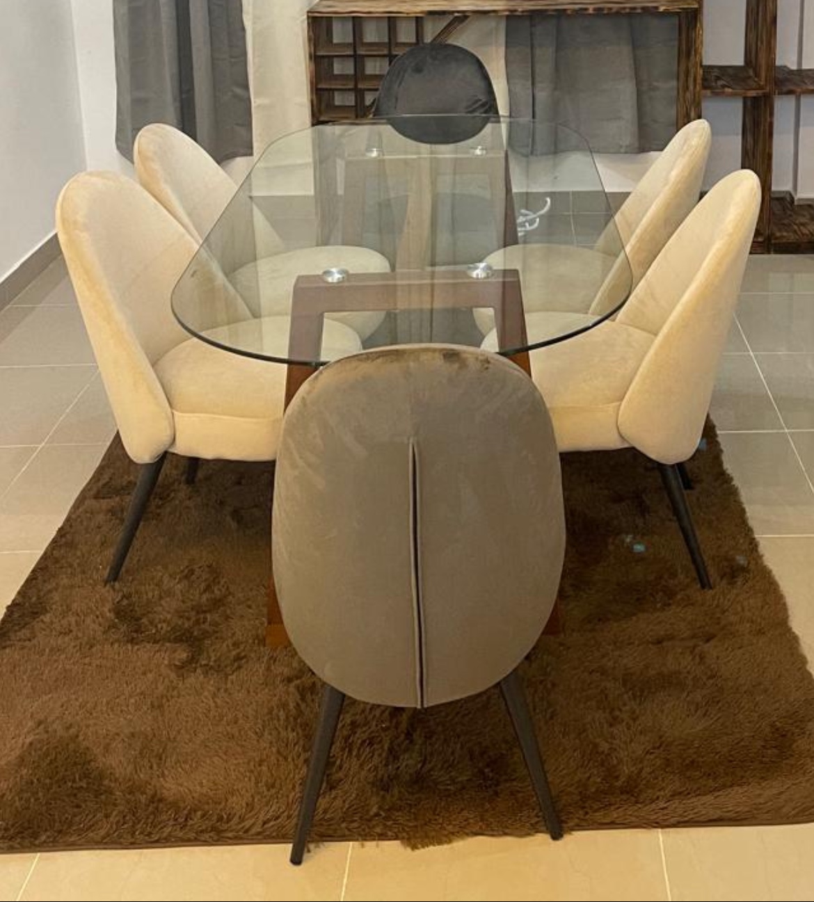 muebles y colchones - Comedor de 6 sillas  1