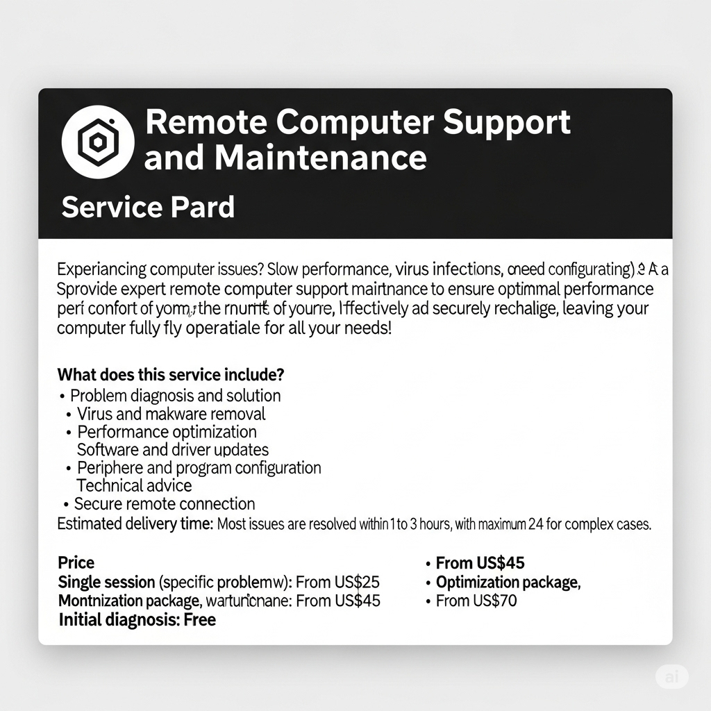 empleos disponibles -  💻​Remote Computer Support and Maintenance💻​ 0