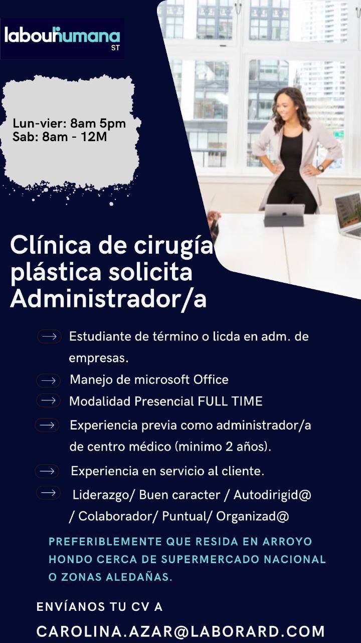 empleos disponibles - Administrador(a)