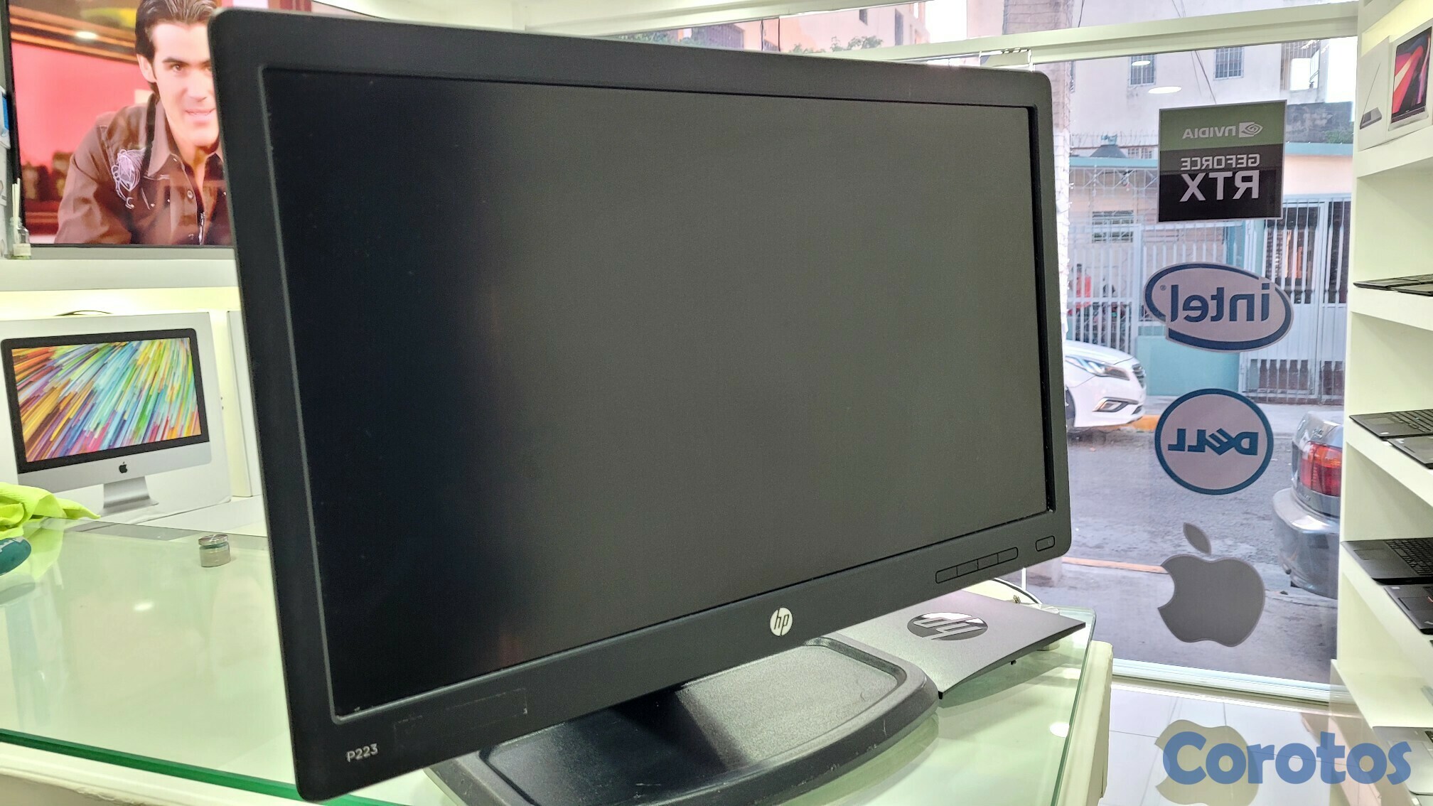 computadoras y laptops - Monitor led 24 Pulg hp full 1080p Giratorio