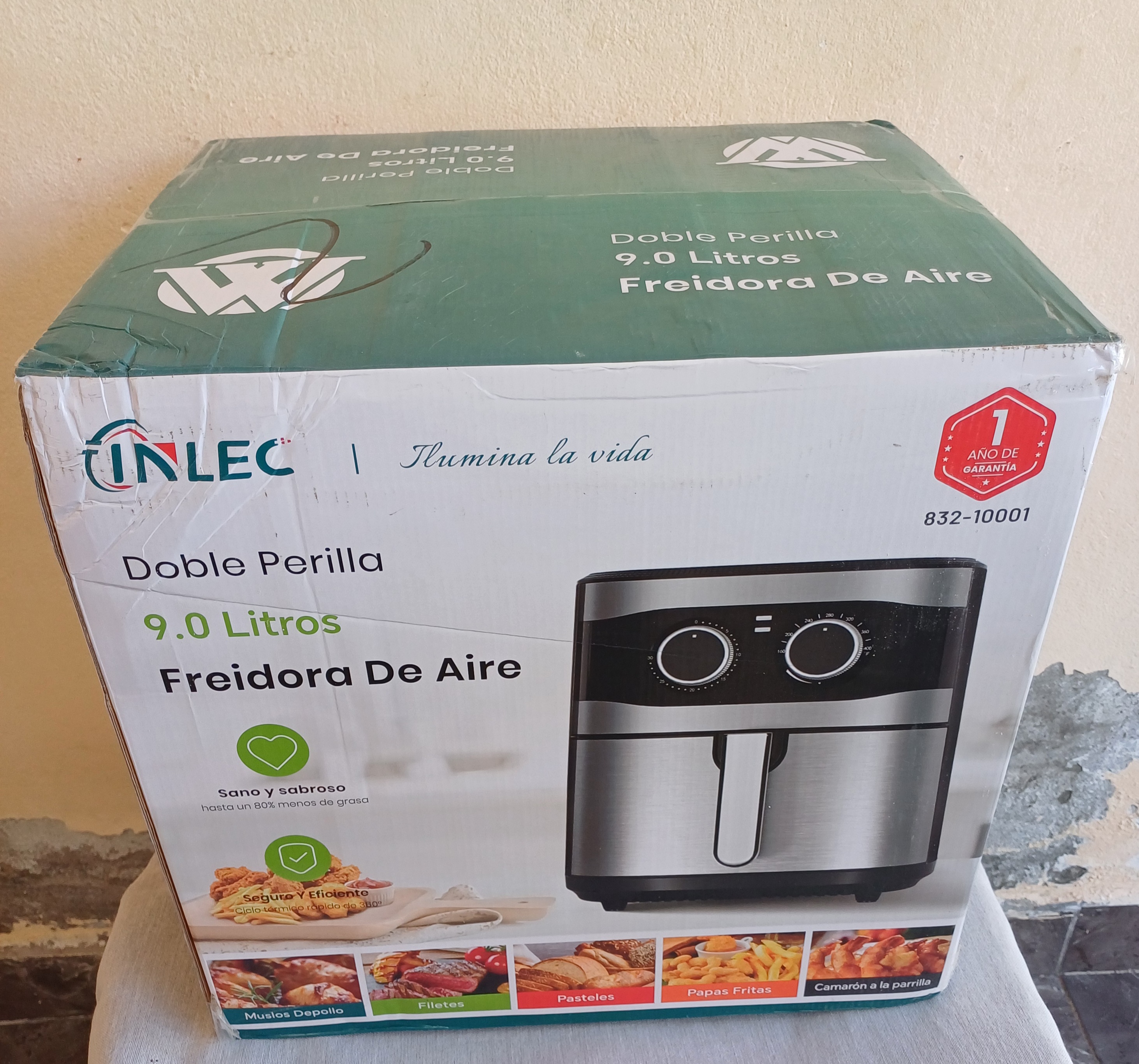 electrodomesticos - freidora de aire de 9 litros 1