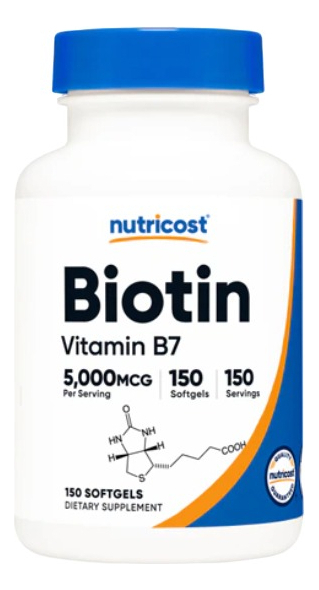 Salud y Equipamiento Médico - Nutricost Biotina 5000mcg 150ca 0