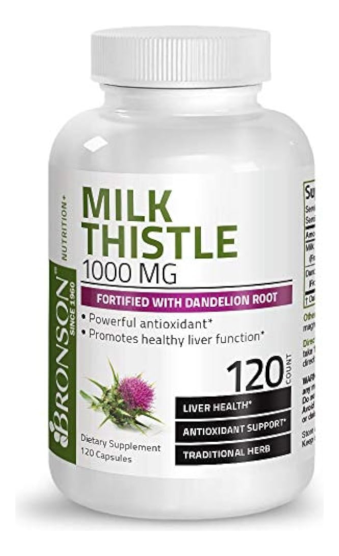 Salud y Equipamiento Médico - Milk Thistle 1000 Mg Silymarin Marianum & Dandelion Root 3