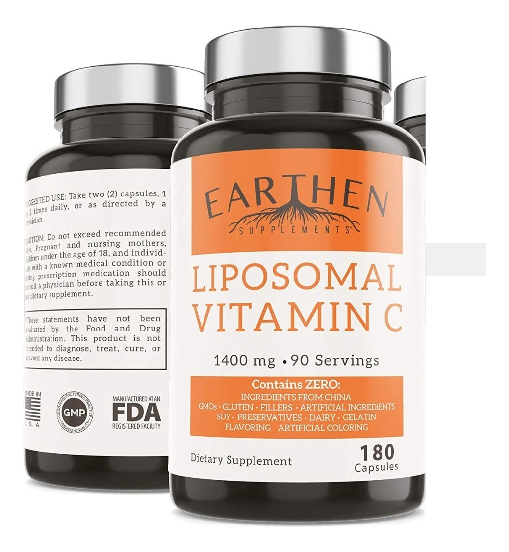 Salud y Equipamiento Médico - Vitamina C 1400mg Earthen Supplement 0