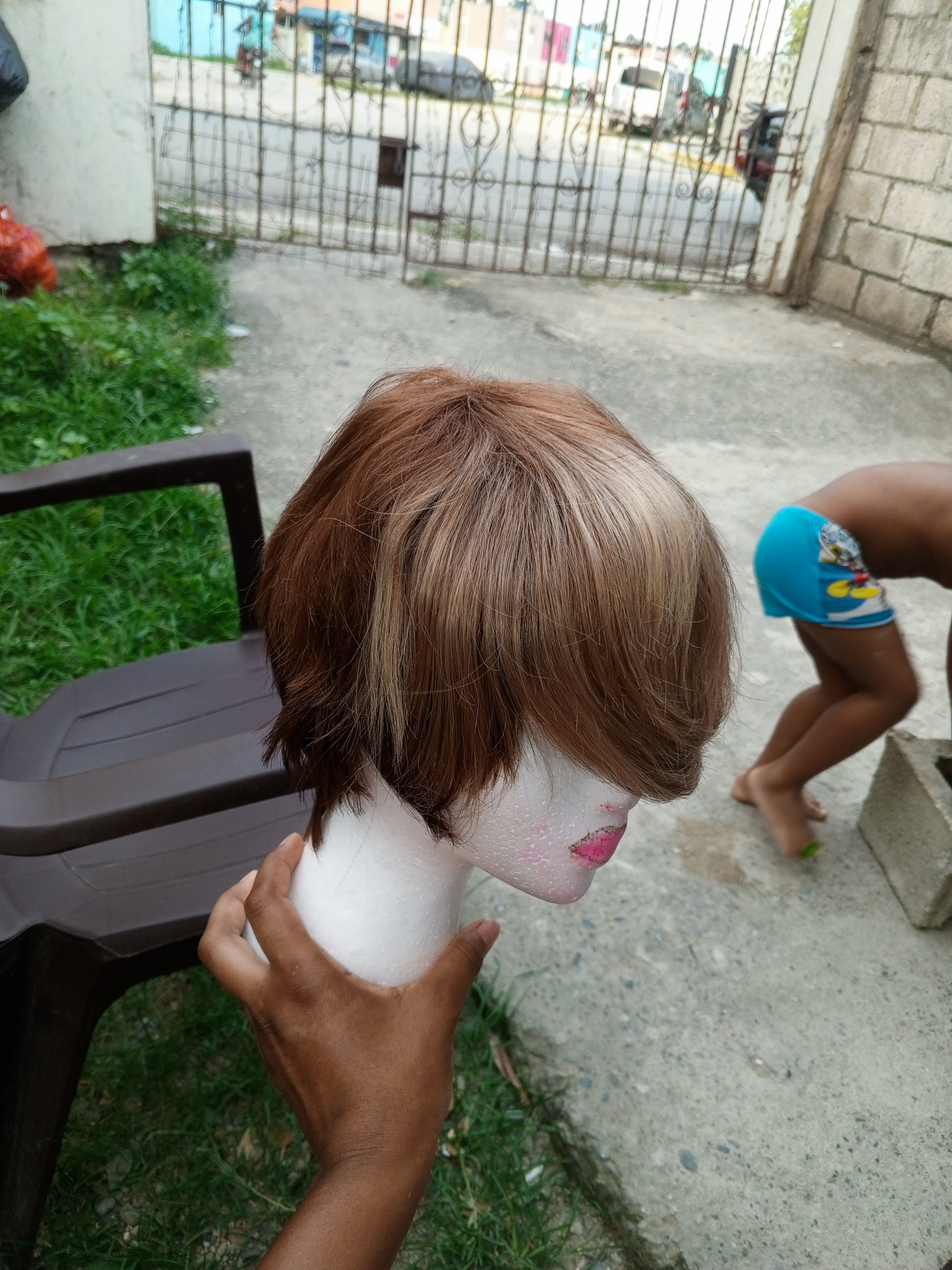 salud y belleza - peluca corte pixie  0