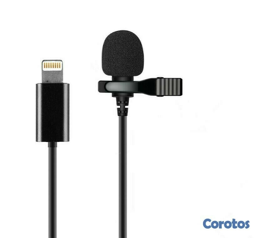 otros electronicos - Micrófono de solapa para iPhone conector lightning obtén una solución rápida y s 5