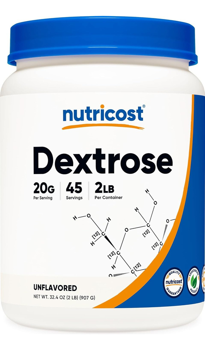Salud y Equipamiento Médico - Nutricost Dextrose Powder 2 Lbs - Non-gmo, Gluten Free