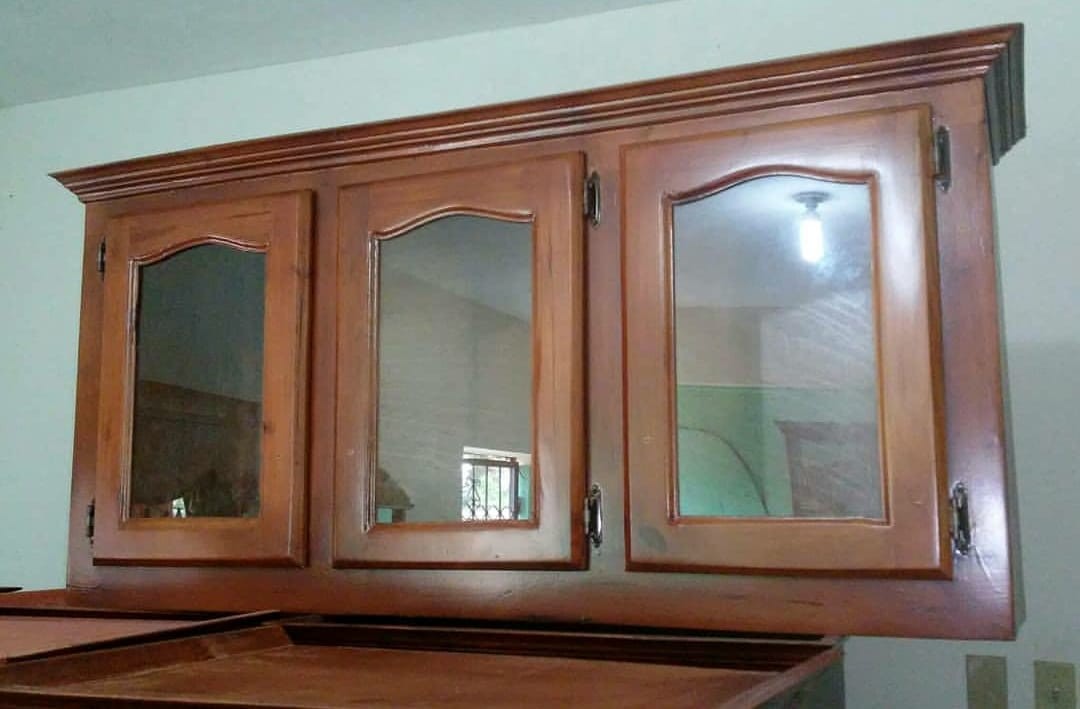 cocina - Gabinete de tres puertas para cocina  0
