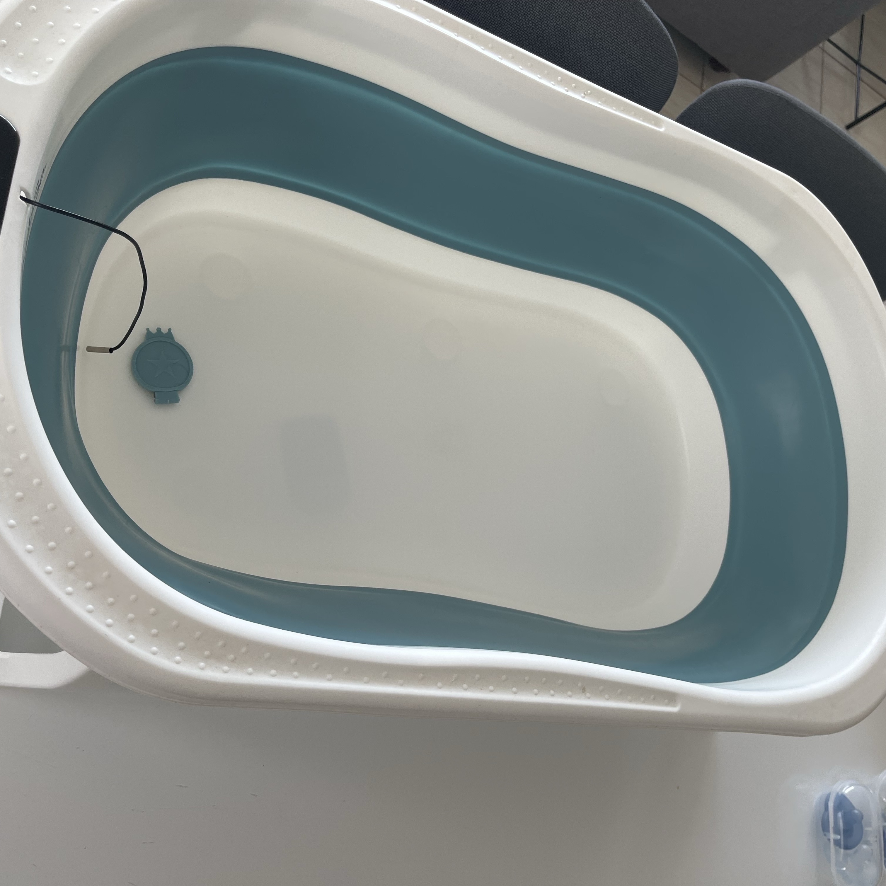 accesorios - bañera plegable con termómetro 0