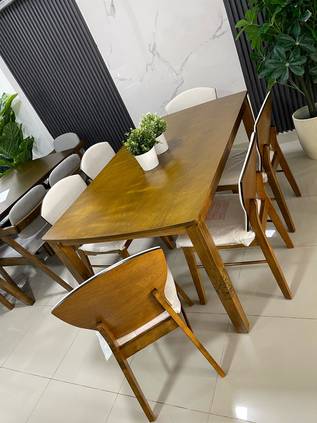 muebles y colchones - JUEGO DE COMEDOR 6 SILLAS 2