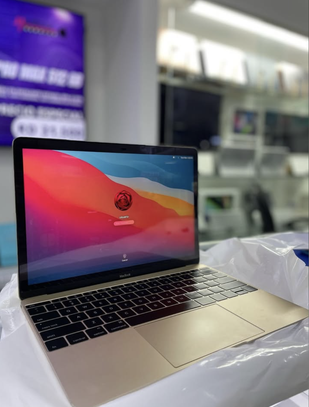 computadoras y laptops - Macbook Dorada 12 pulgadas 2