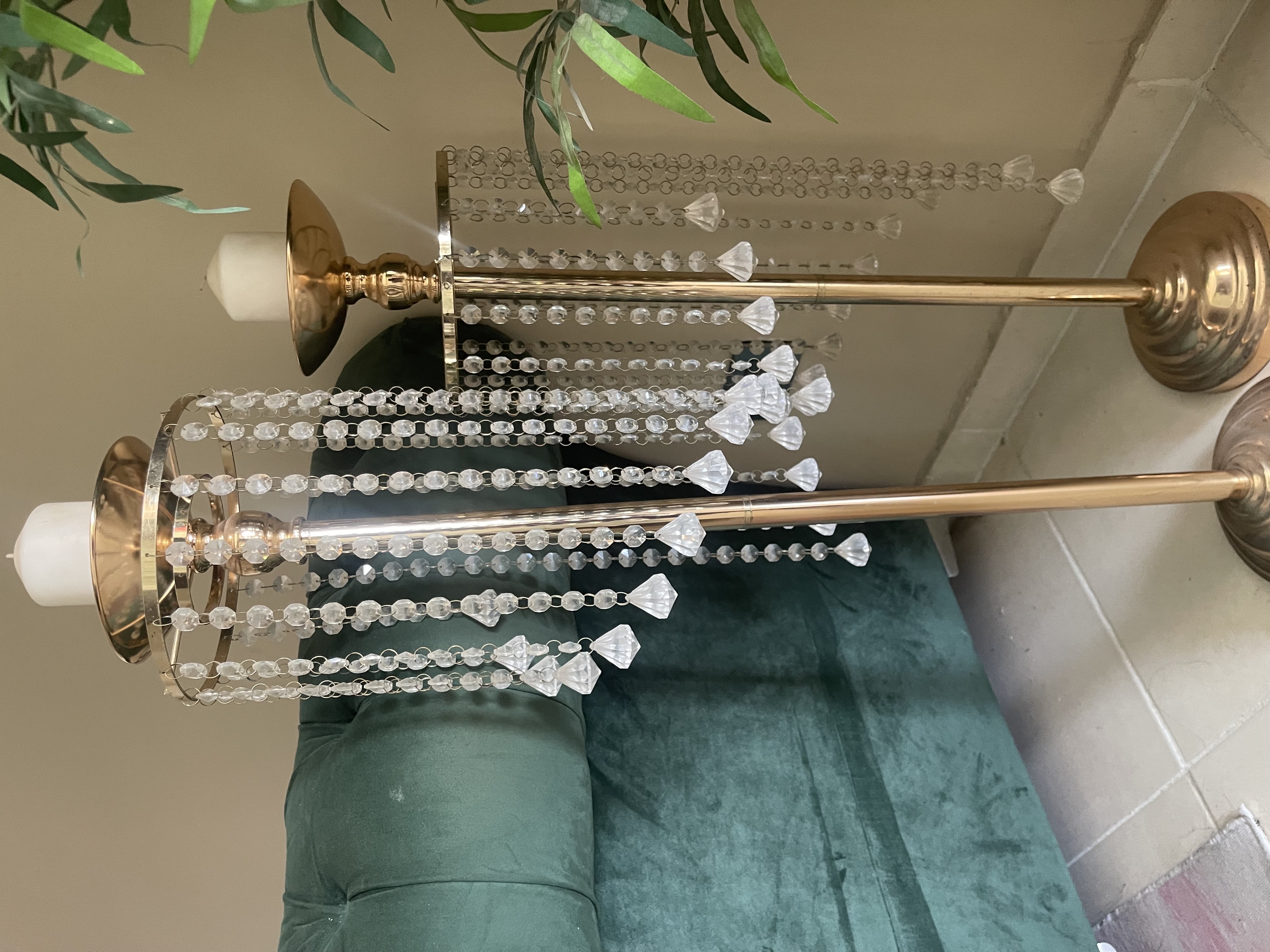 decoración y accesorios - juego de candelabros exclusivos oportunidad 