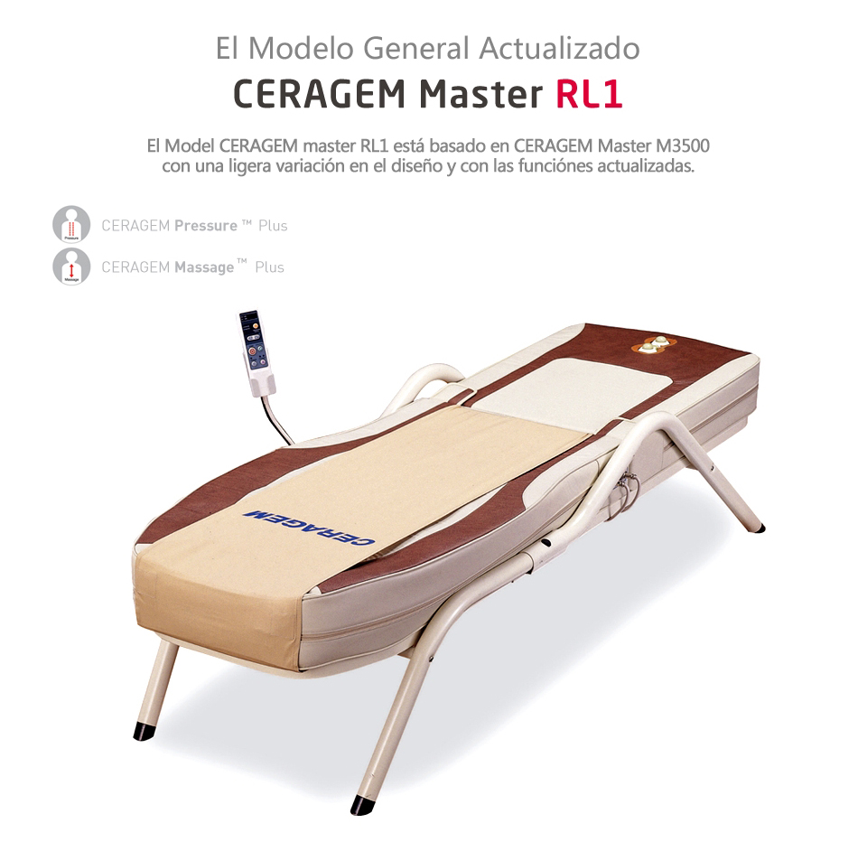 equipos profesionales - SERAGEM Cama masajes terapeuticos en la Columna