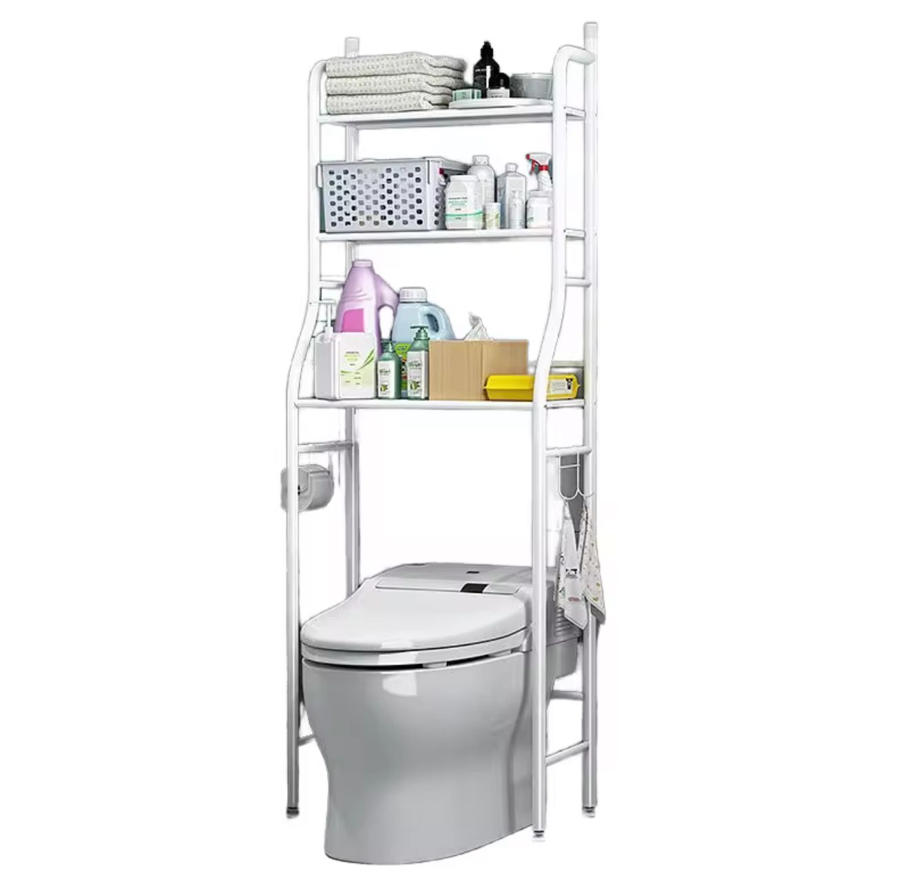 decoración y accesorios - Estante ovalado para inodoro  2