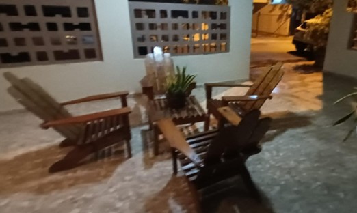 decoración y accesorios - 	Juego de haraganas para galería o terraza