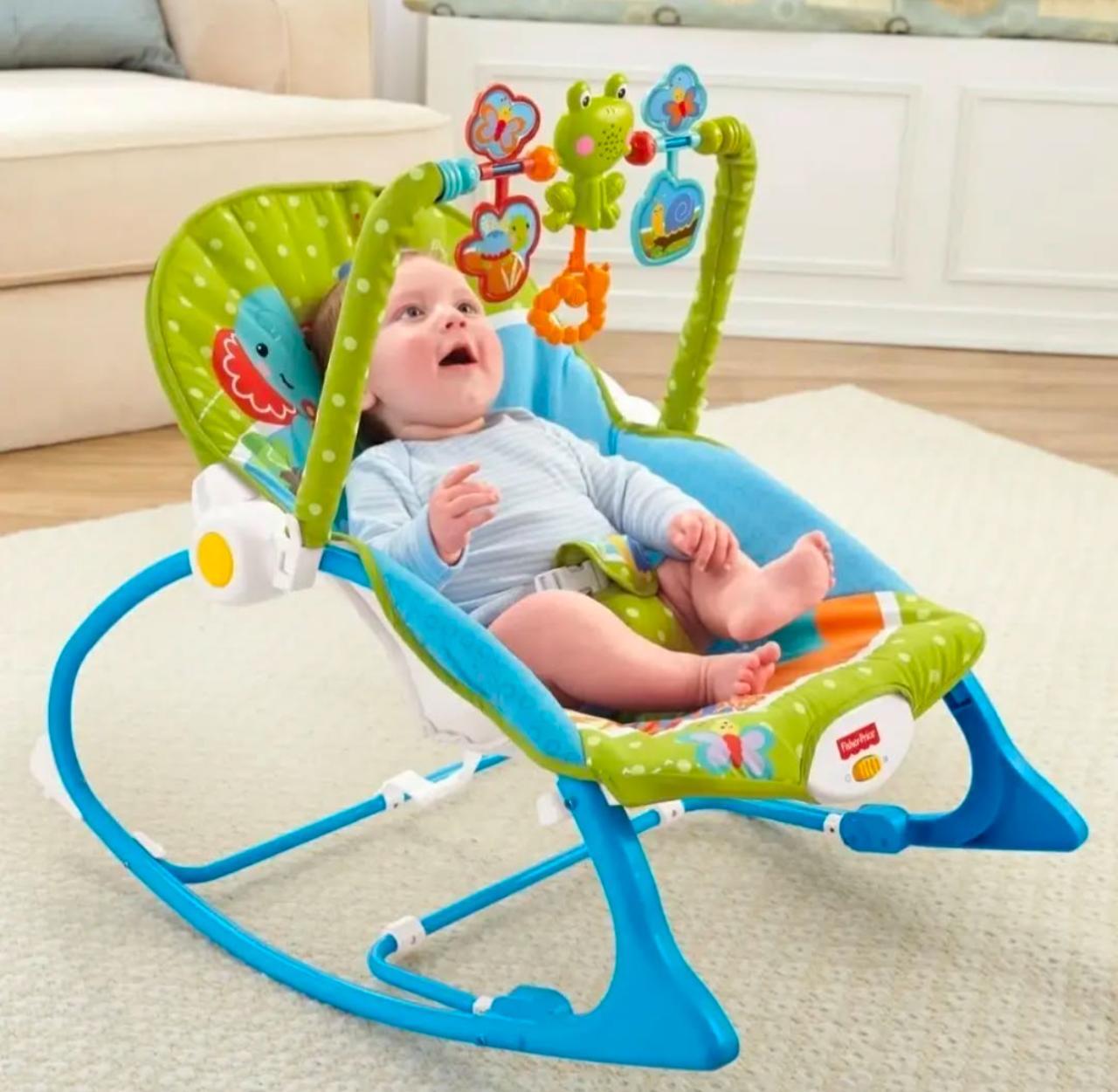 coches y sillas - mecedora para bebé marca rockell 4