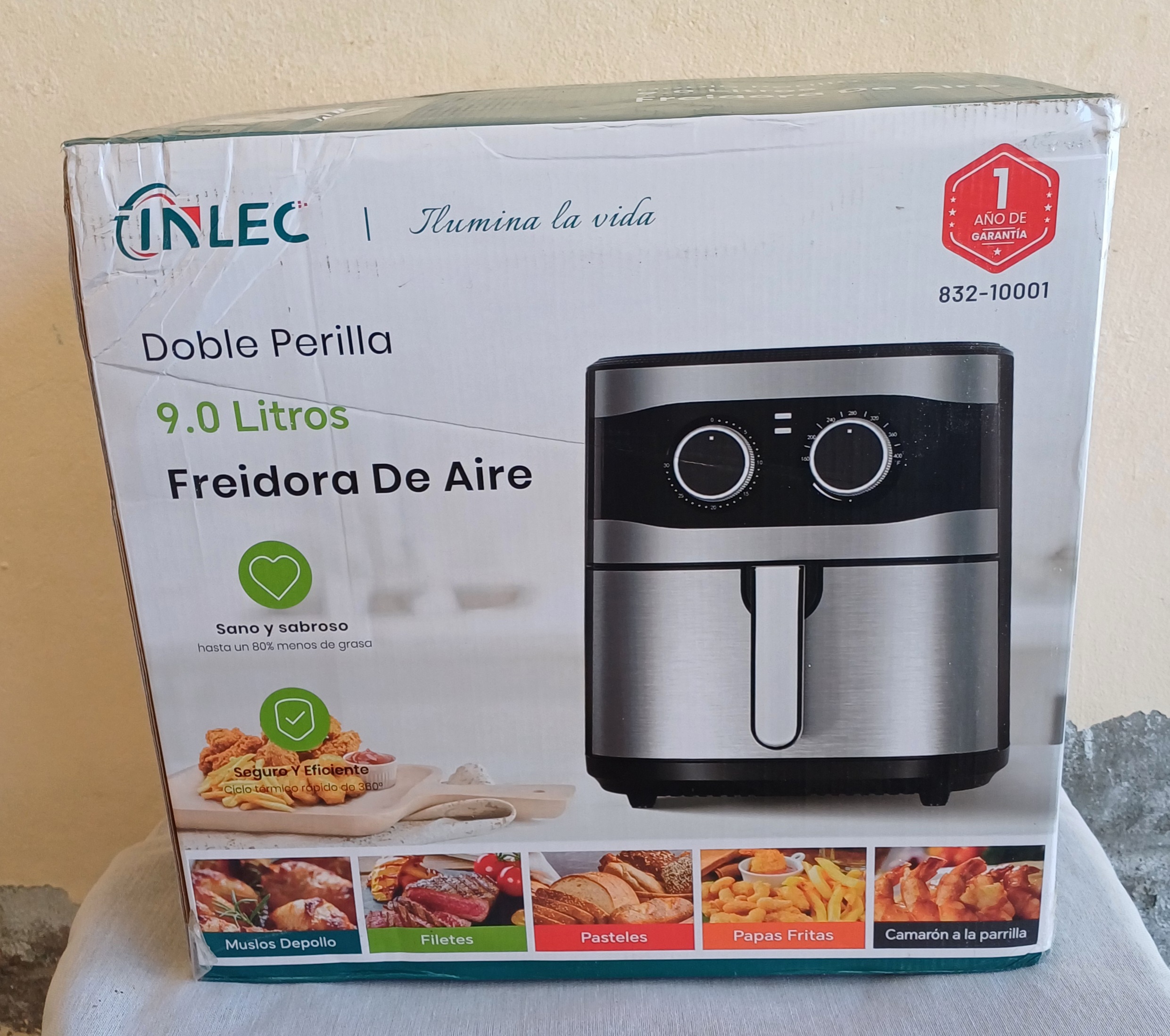 electrodomesticos - freidora de aire de 9 litros 2