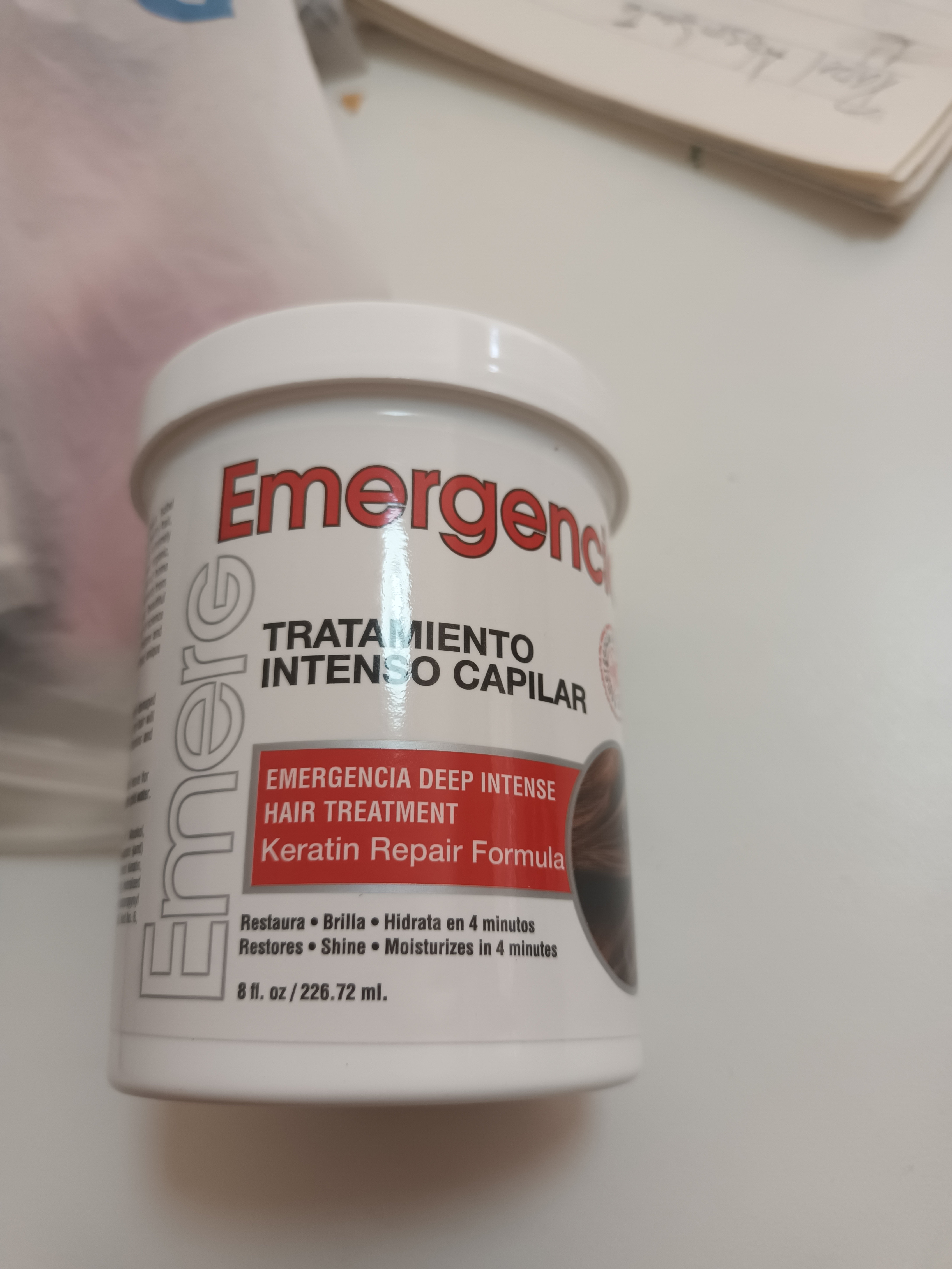 salud y belleza - mascarilla capilar Emergencia .Coco y keratina. 9ft.onzas.230 ml 1