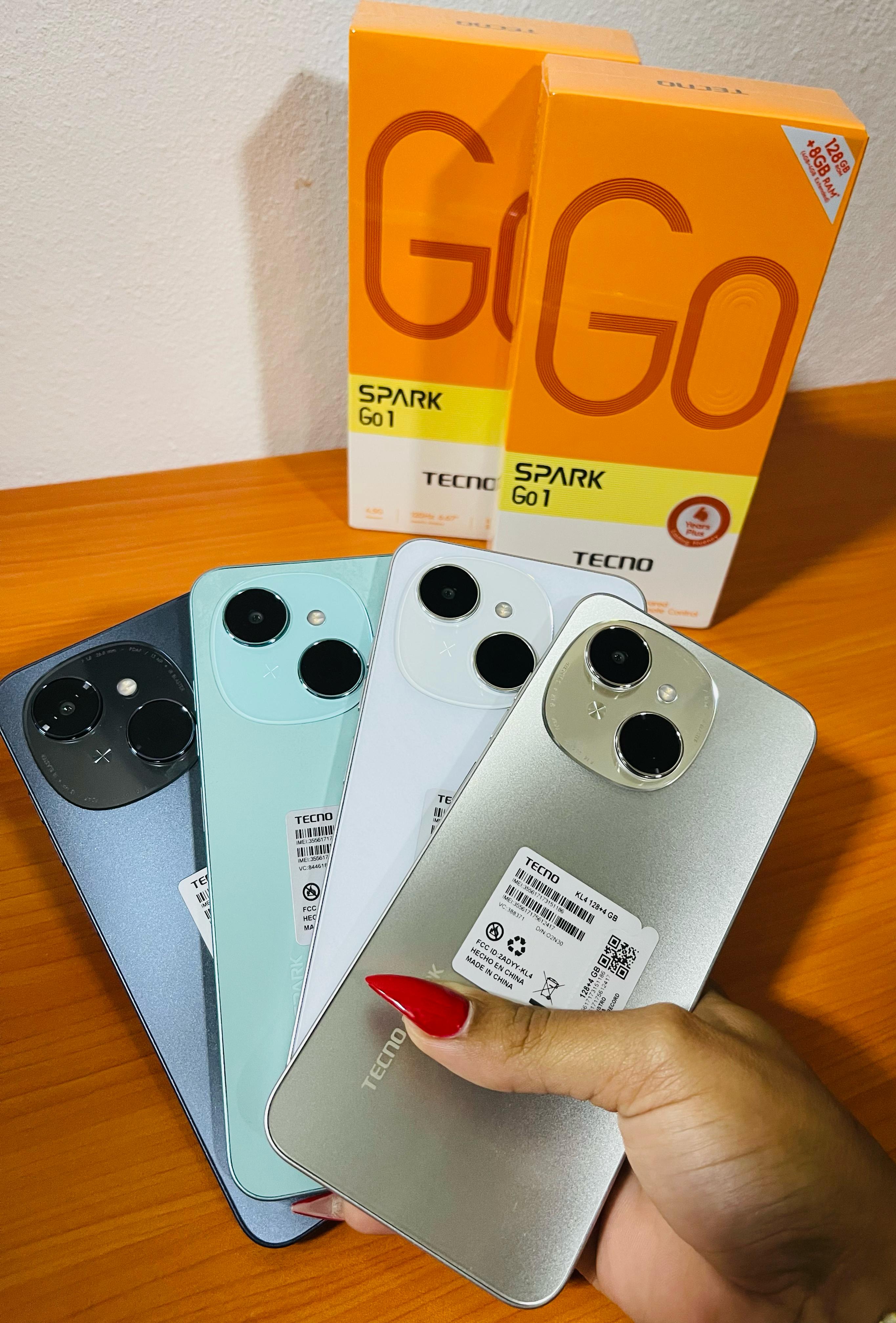 celulares y tabletas - tecno spark Go 1 2025 con 128gb de almacenamiento y 8gb de ram (4+4)