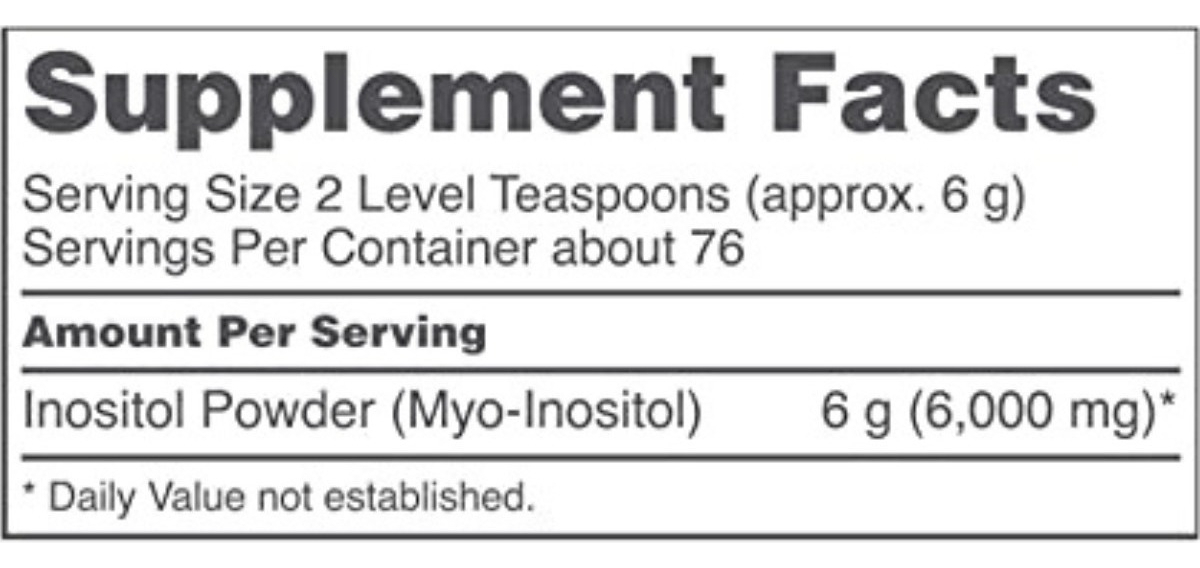 Salud y Equipamiento Médico - Myo - Inositol Polvo 6000 mg 1