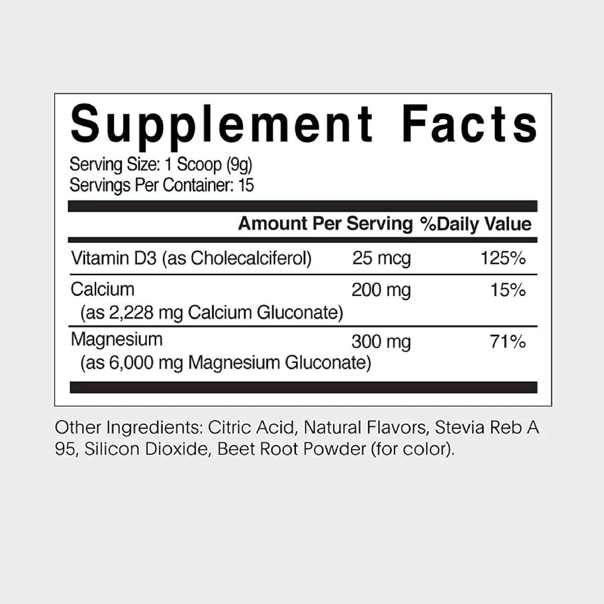 Salud y Equipamiento Médico - Magnesio Polvo 300 Mg Natalist 1