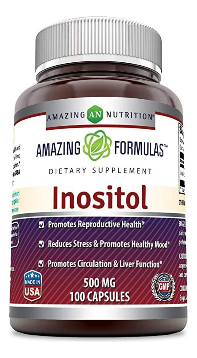 Salud y Equipamiento Médico - Inositol 500mg 100 caps - Unidad 0