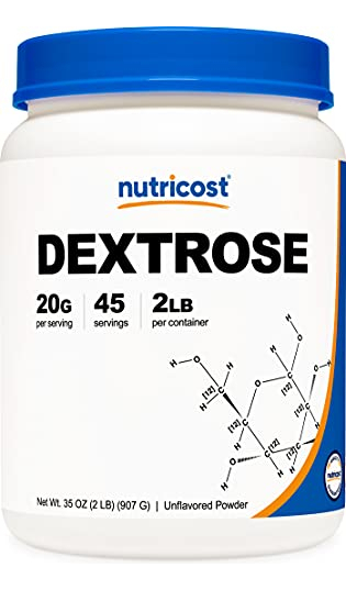 Salud y Equipamiento Médico - Nutricost Dextrose Powder 2 Lbs - Non-gmo, Gluten Free 1