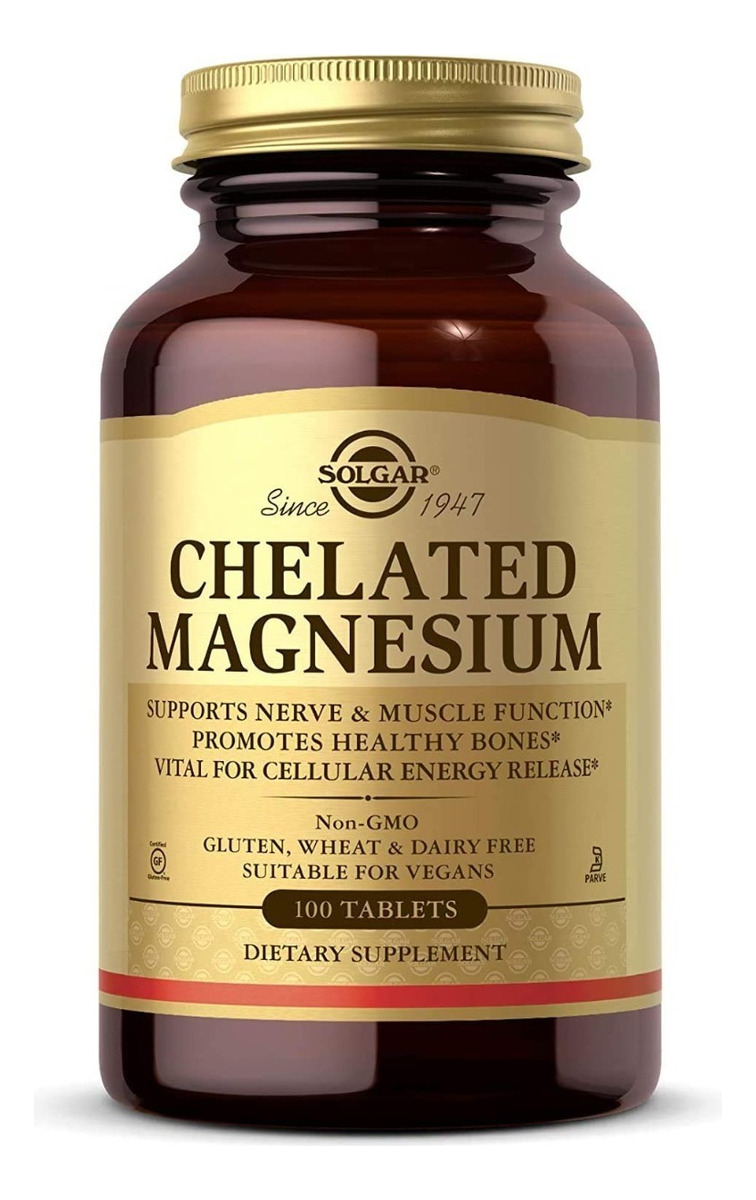 Salud y Equipamiento Médico - Quelato De Magnesio 100tab SoLG - - Unidad A $2359