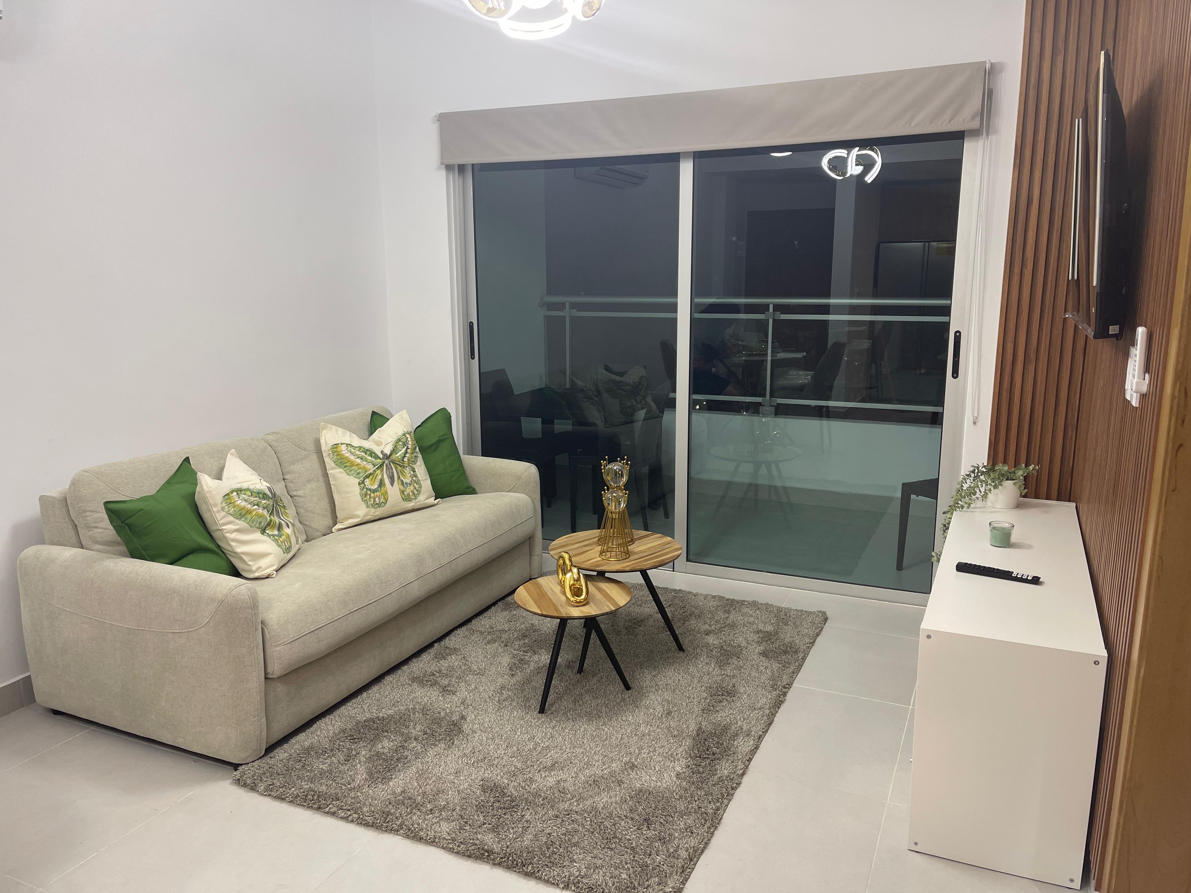 apartamentos - Apartamento Amueblado en Evaristo Morales  2