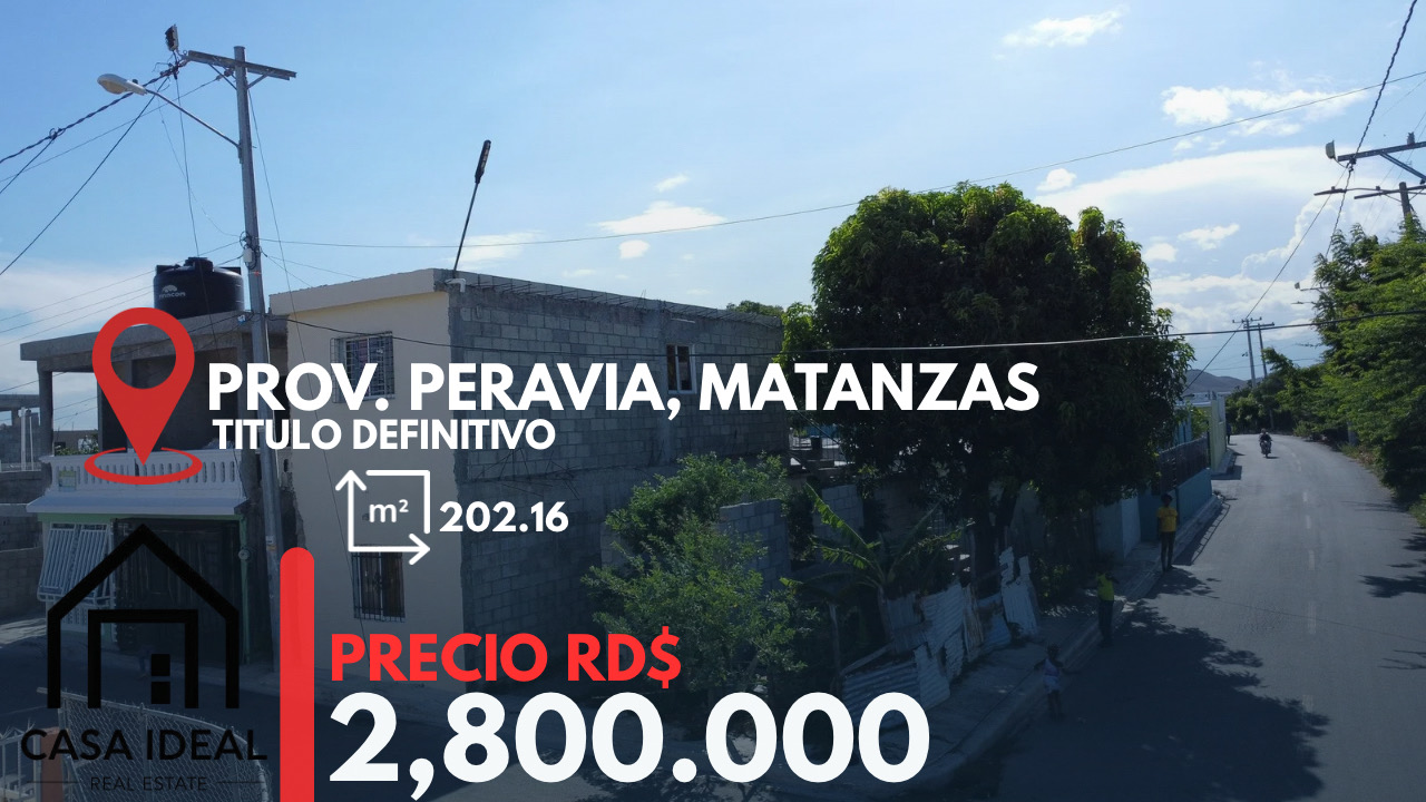 casas - SE VENDE MEJORA EN MATANZAS BANI  0