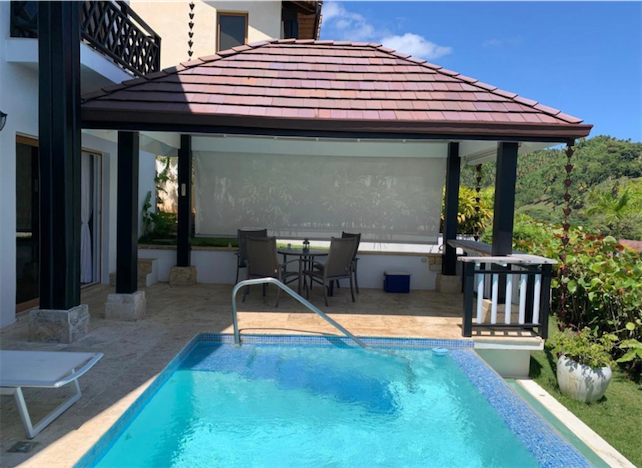 casas vacacionales y villas - Venta de Villa amueblada en puerto bahía samana con piscina zona turística 0