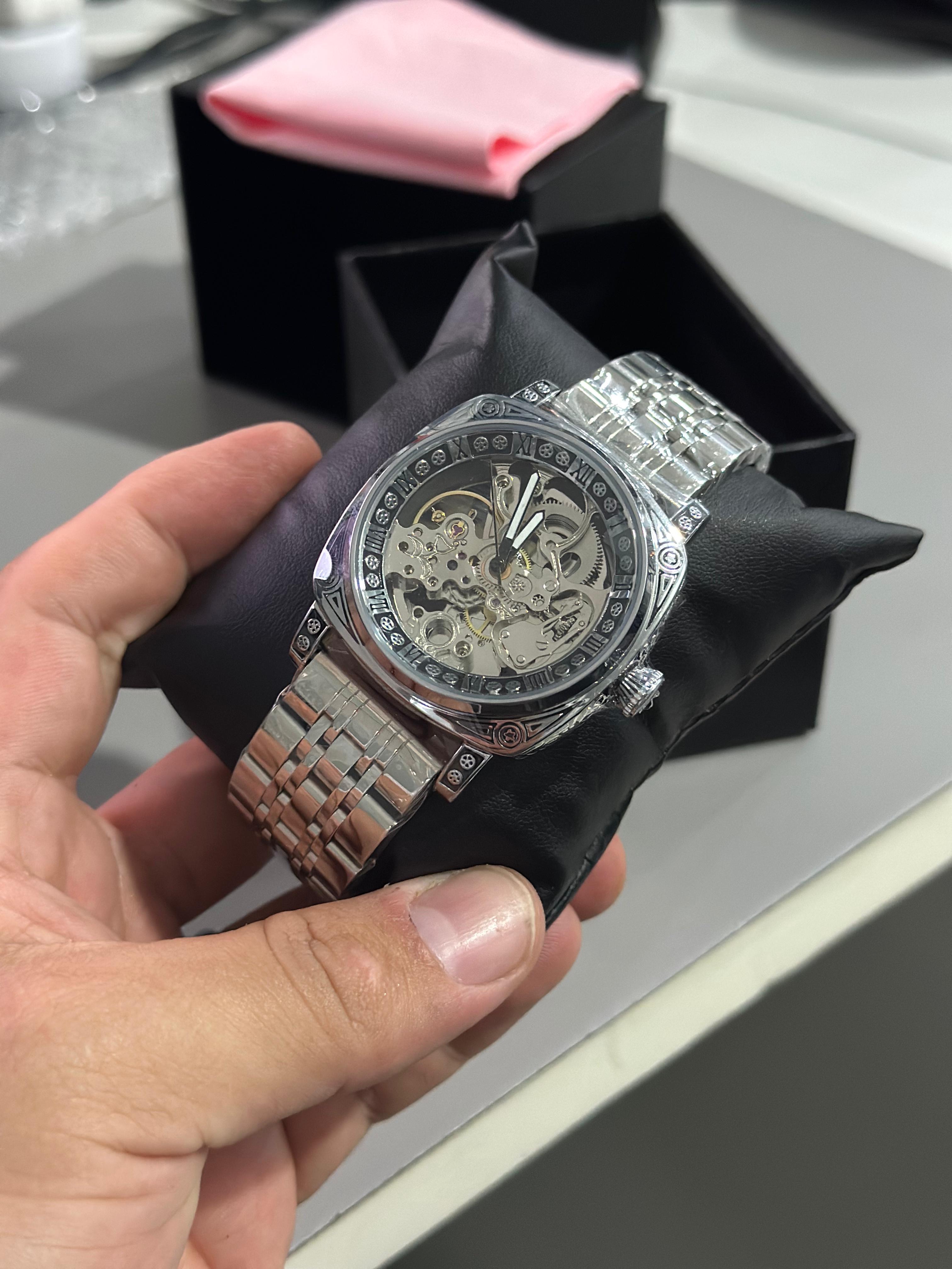 joyas, relojes y accesorios - Reloj mecánico estilo vintage para caballero  7