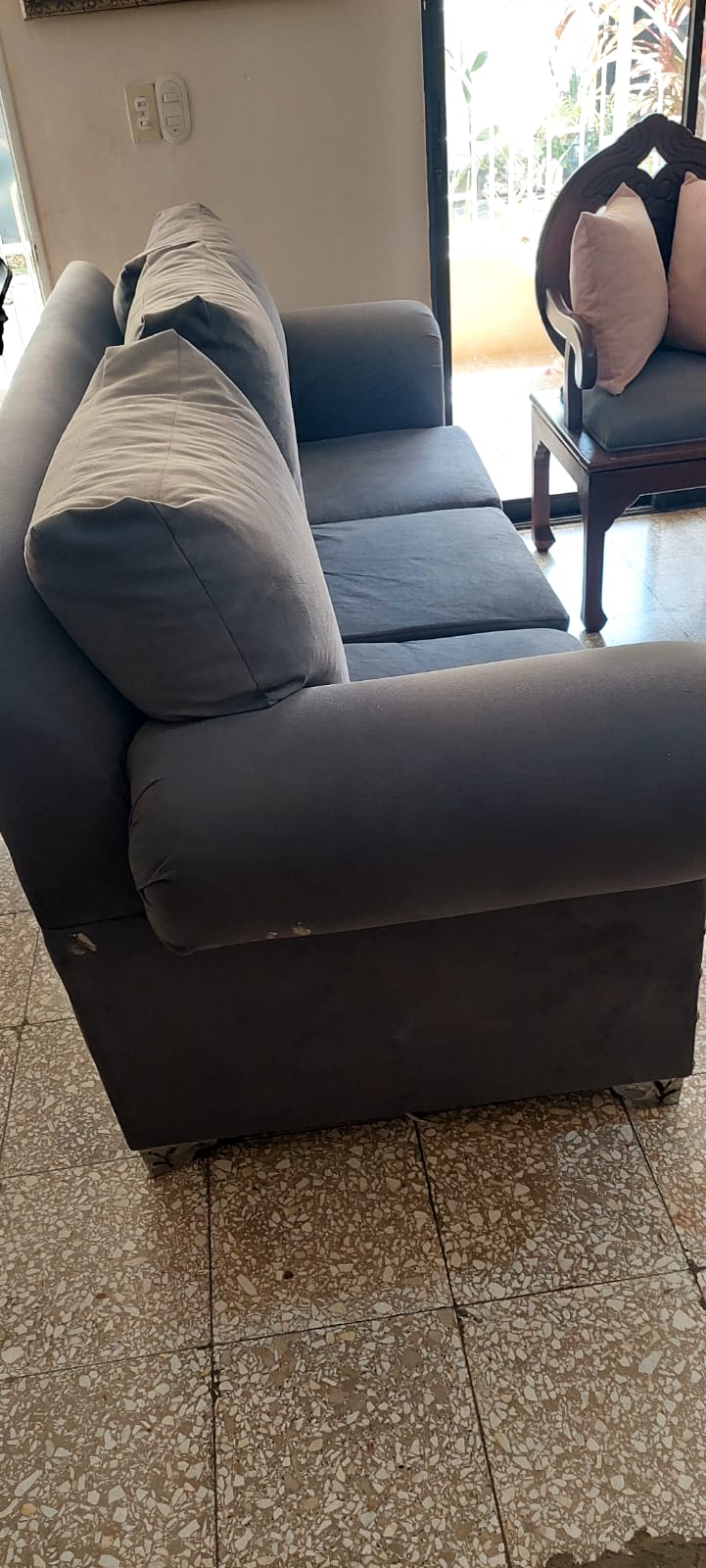muebles y colchones - Sofa de 3 plazas en buenas condiciones 7