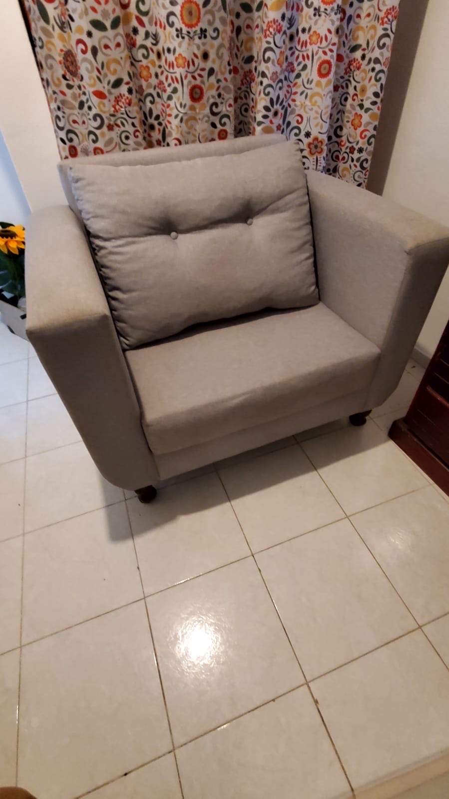 muebles y colchones - Sillón Individual en Excelente Estado - Súper Cómodo y Elegante. 1
