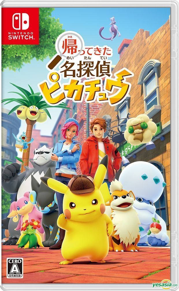 consolas y videojuegos - Juego nintendo switch detective pikachu 