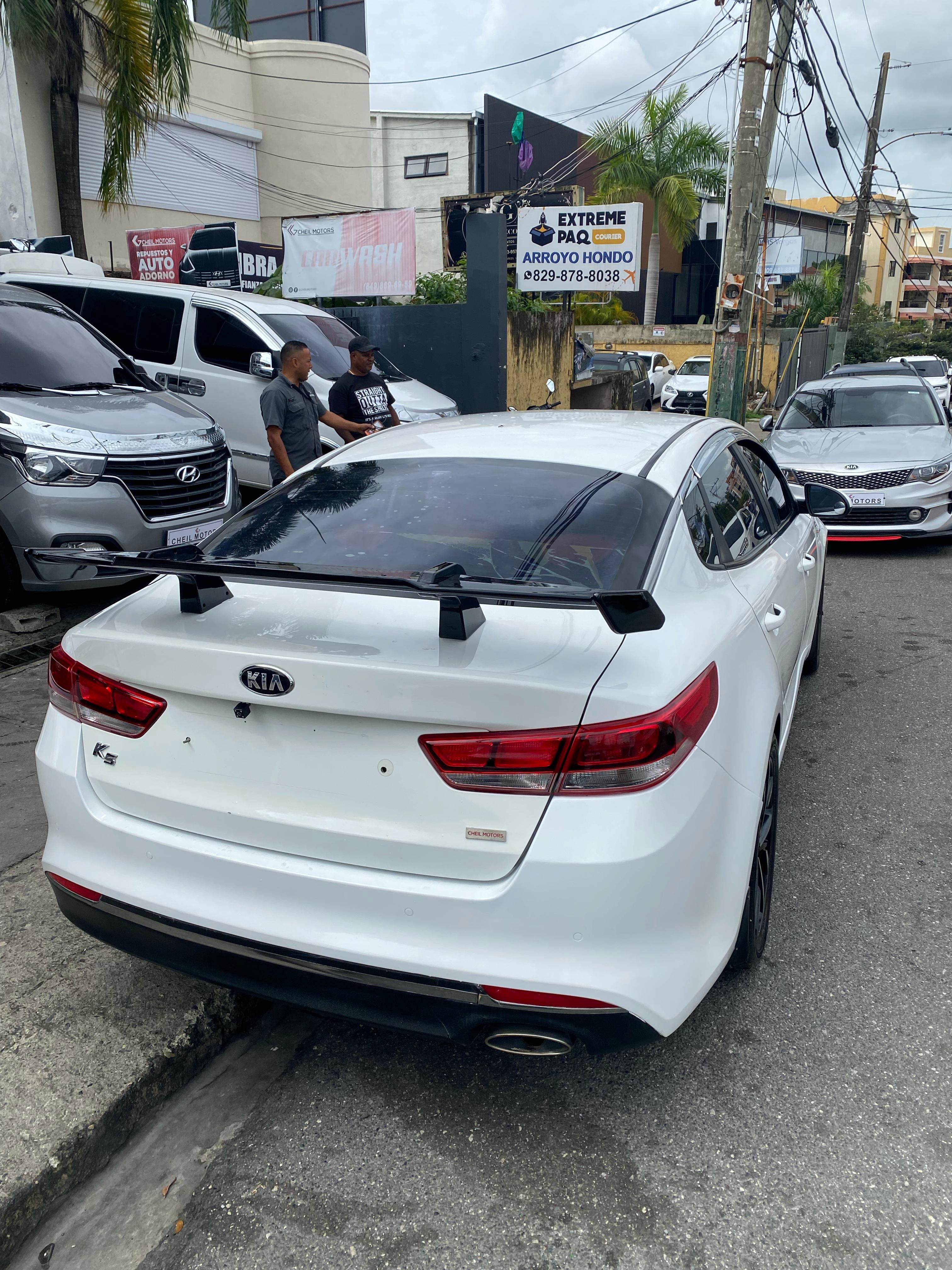 carros - KIA K5 2018 - RECIEN IMPORTADO - BLANCO PERLA 4
