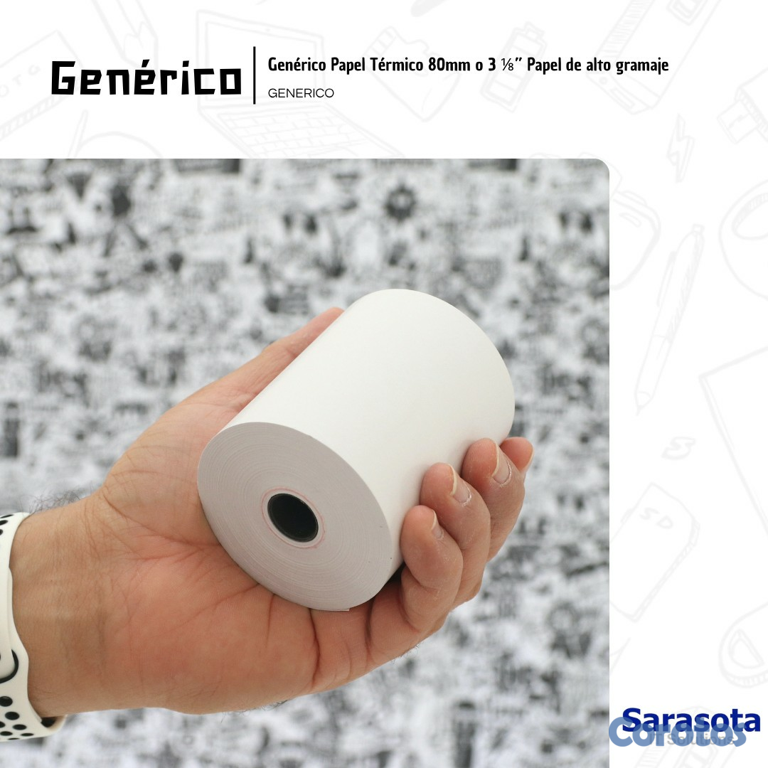 accesorios para electronica - Papel térmico para impresoras o puntos de venta 1