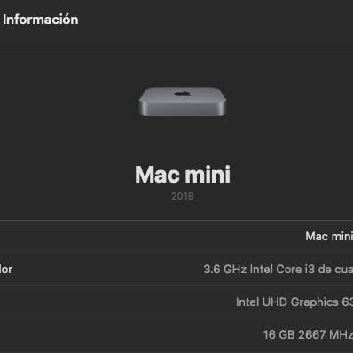 computadoras y laptops - MAC MINI 2018 1