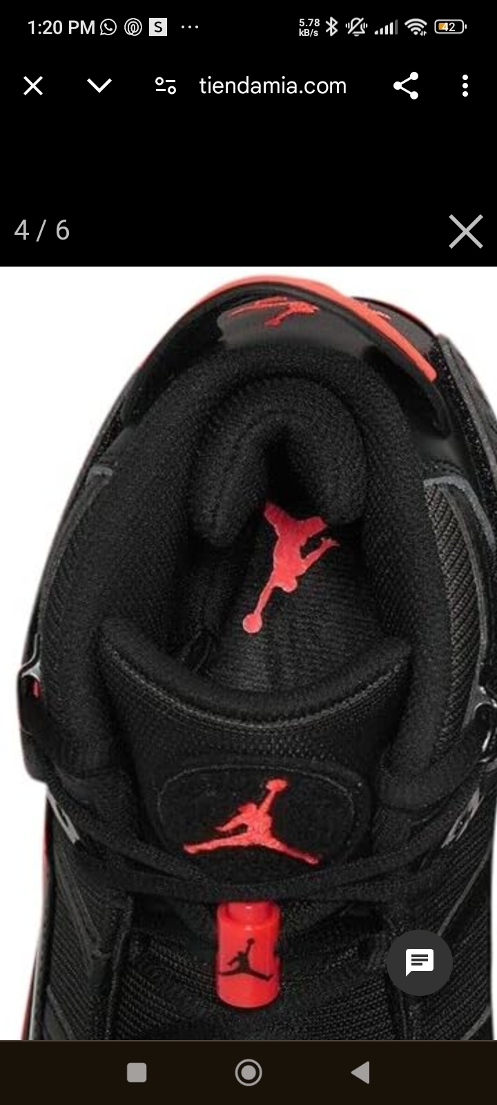zapatos unisex - ✅Jordan 6 Ring Black infrared Bred Retro #11 Usa🇺🇸, #45 original ✅ 5